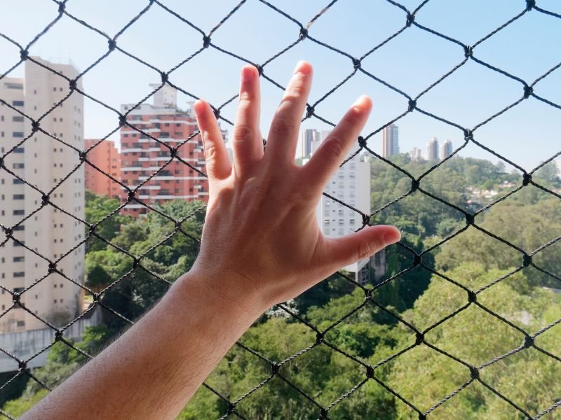 Instalação de tela protetora em Camaquã, Porto Alegre